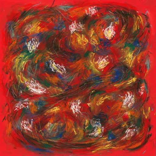 The original pastel painting from the album cover, without lettering